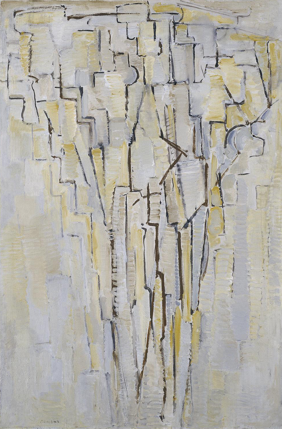 The Tree A in Detail Piet Mondrian